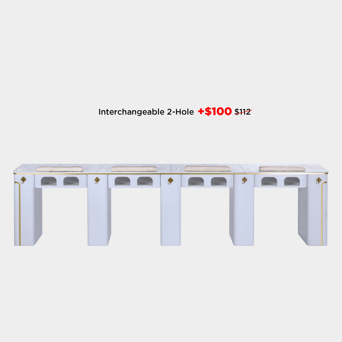 SP Quadruple Nail Table - 131"1/2