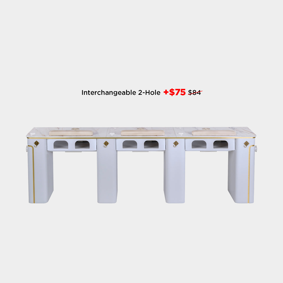 SP Triple Nail Table w/Pipe - 101"