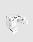 VK Basic Nail Table w/Pipe 39"3/4 - New Star Spa & Furniture Corp.