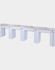 SP Quadruple Nail Table w/Pipe 131"1/2