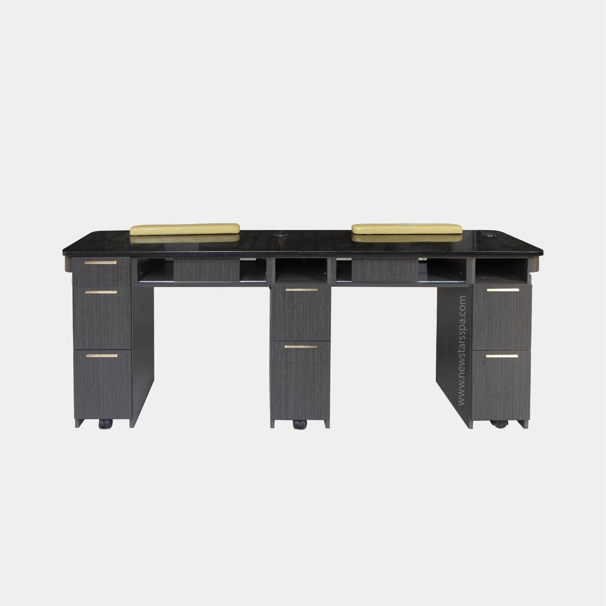 VK Double Nail Table w/Pipe - 72"7/8 - New Star Spa & Furniture Corp.