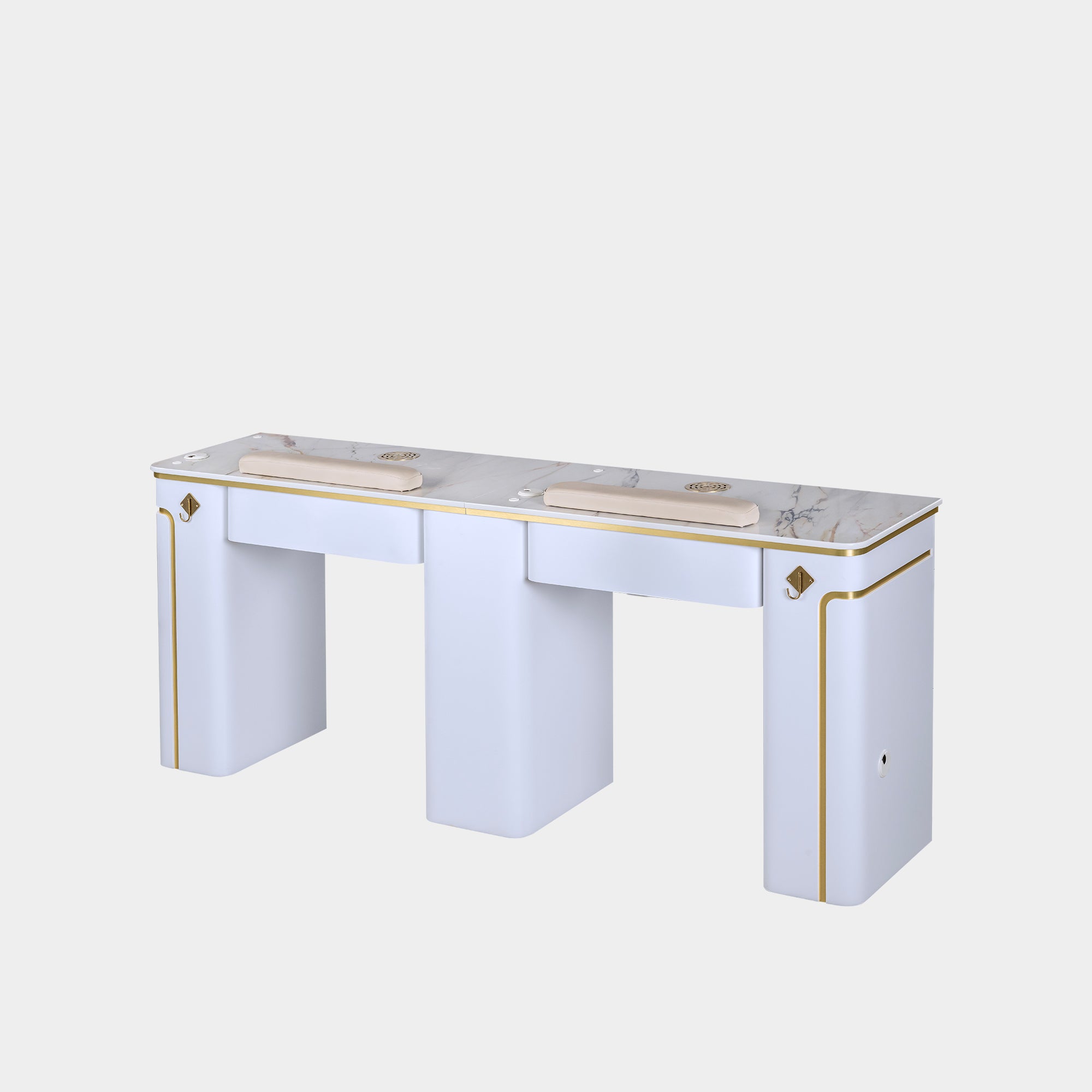SP Double Nail Table w/Vented 70"1/2
