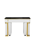 Luna Nail Table - Include 2 Cabinet