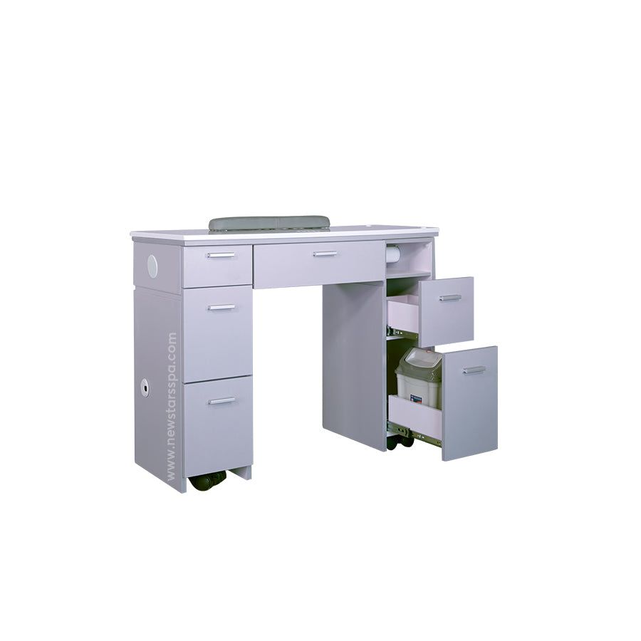 V2 Nail Table w/Pipe - 41"3/4 - New Star Spa & Furniture Corp.