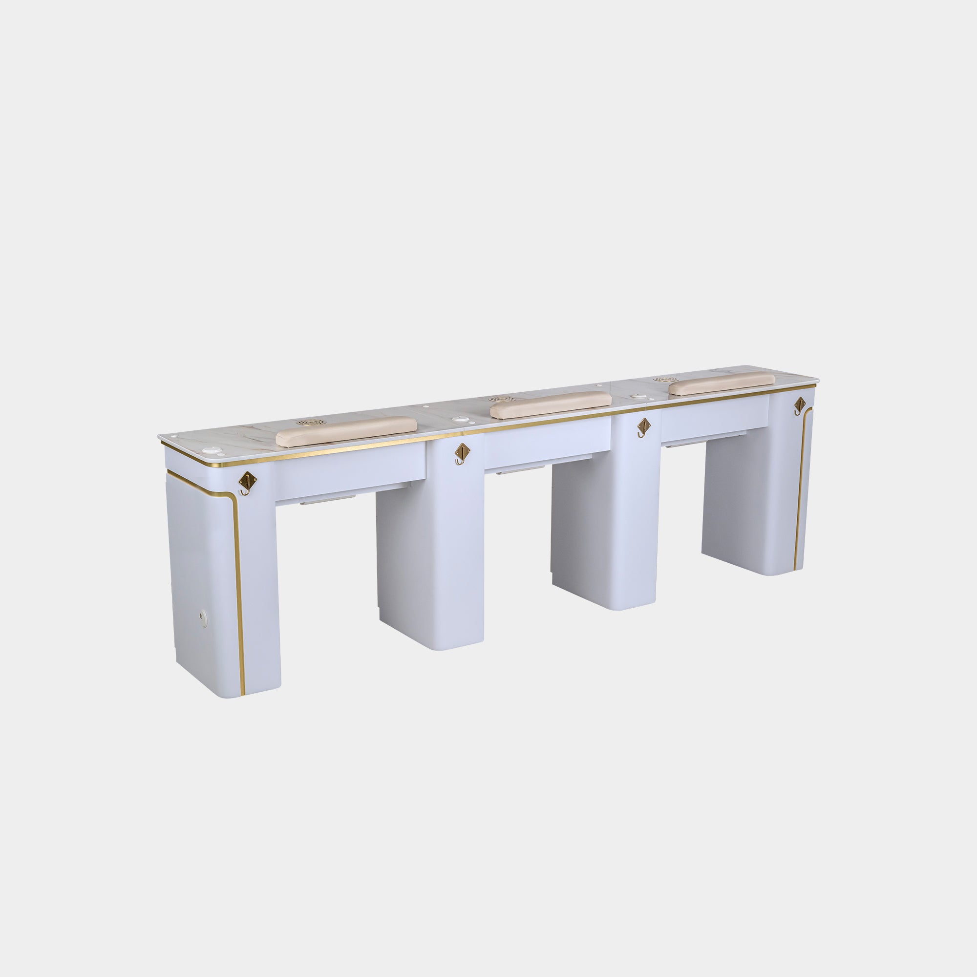 SP Triple Nail Table w/Vent 101"
