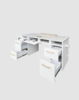 VK Basic Nail Table w/Pipe 39"3/4 - New Star Spa & Furniture Corp.