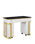 Luna Nail Table - Include 2 Cabinet