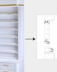 SP (V2) 2-in-1 Rack w/2-in-1 Cabinet w/Downlights - 144" (3 Pieces)
