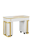 Luna Nail Table - Include 2 Cabinet