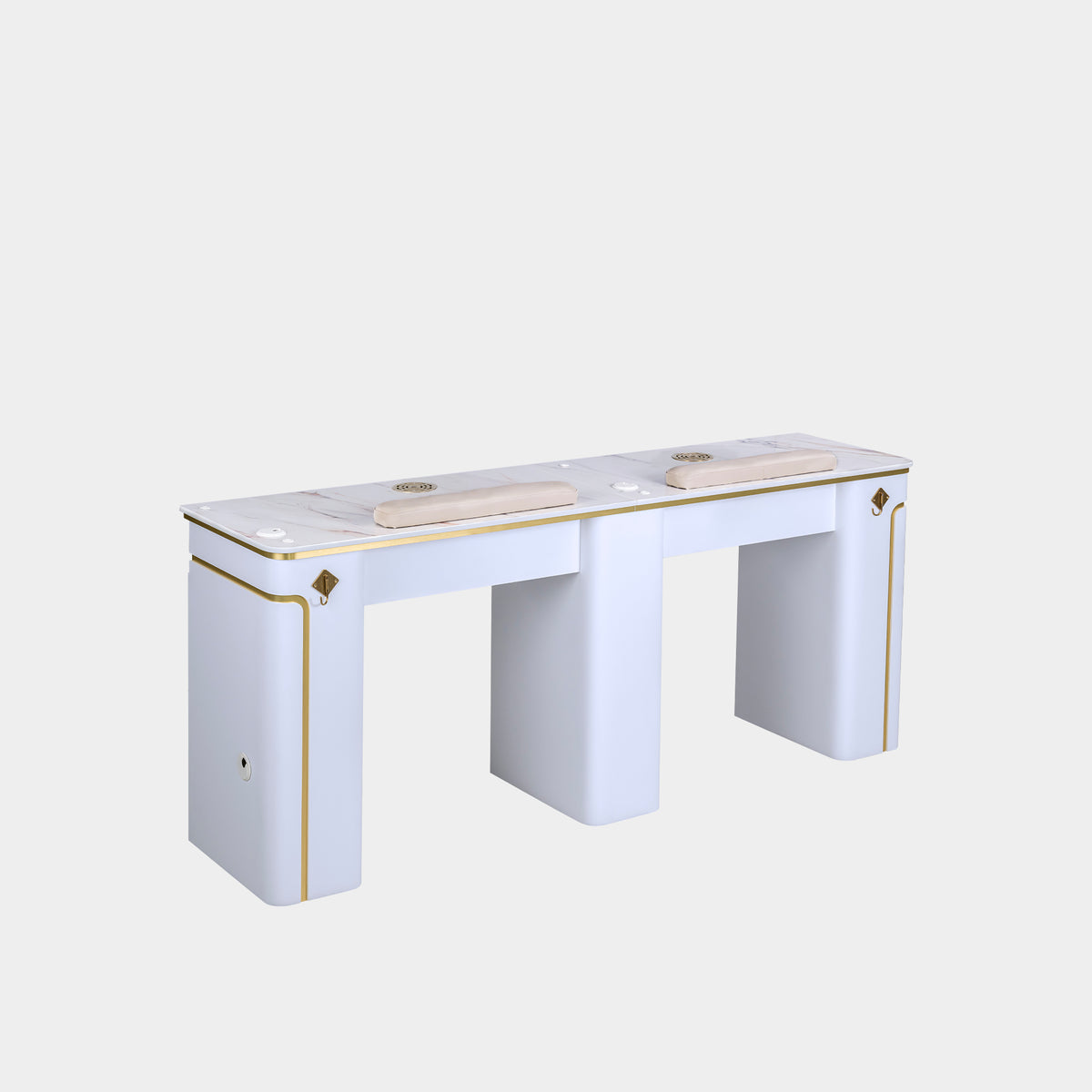 SP Double Nail Table w/Vent - 70"1/2