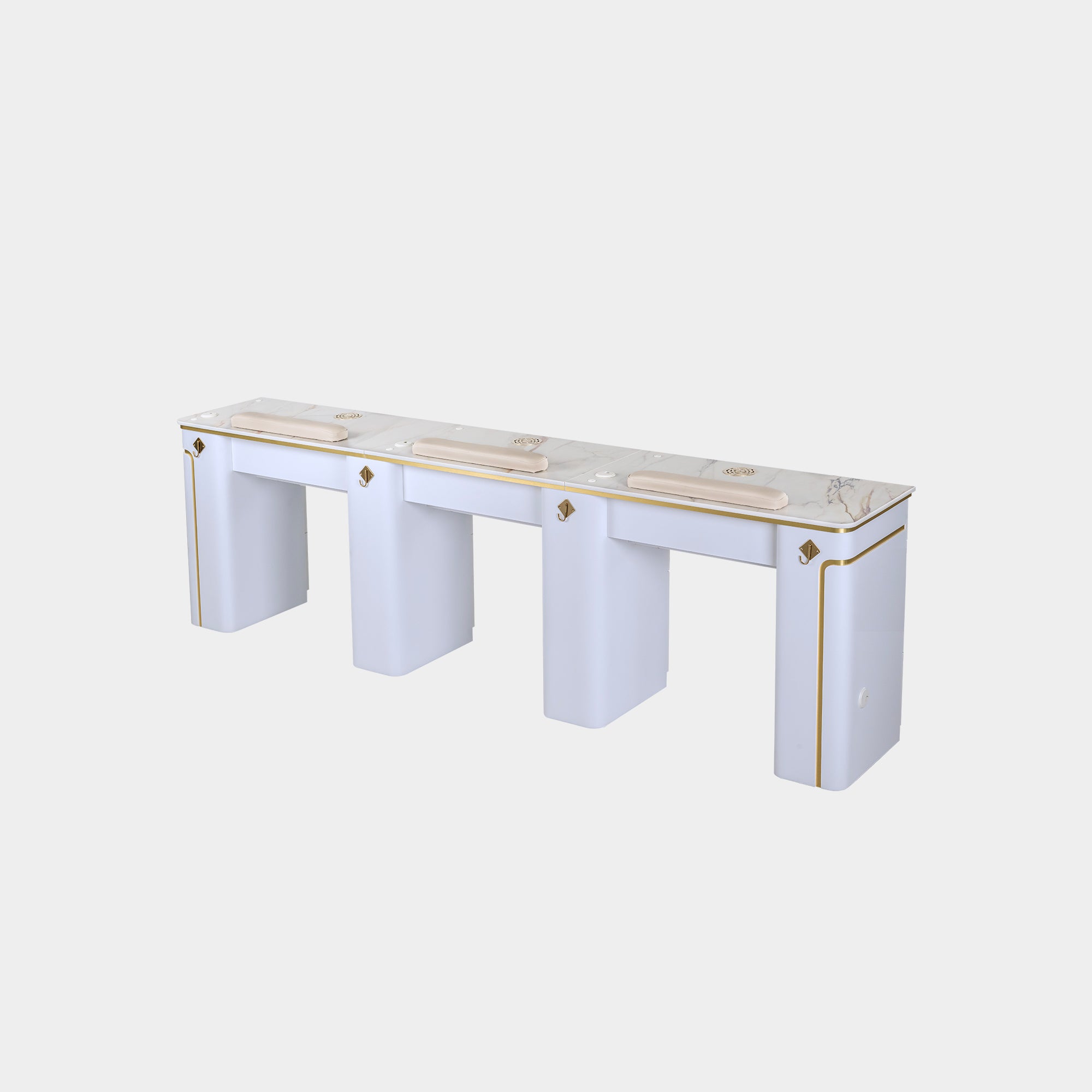 SP Triple Nail Table w/Vent 101"