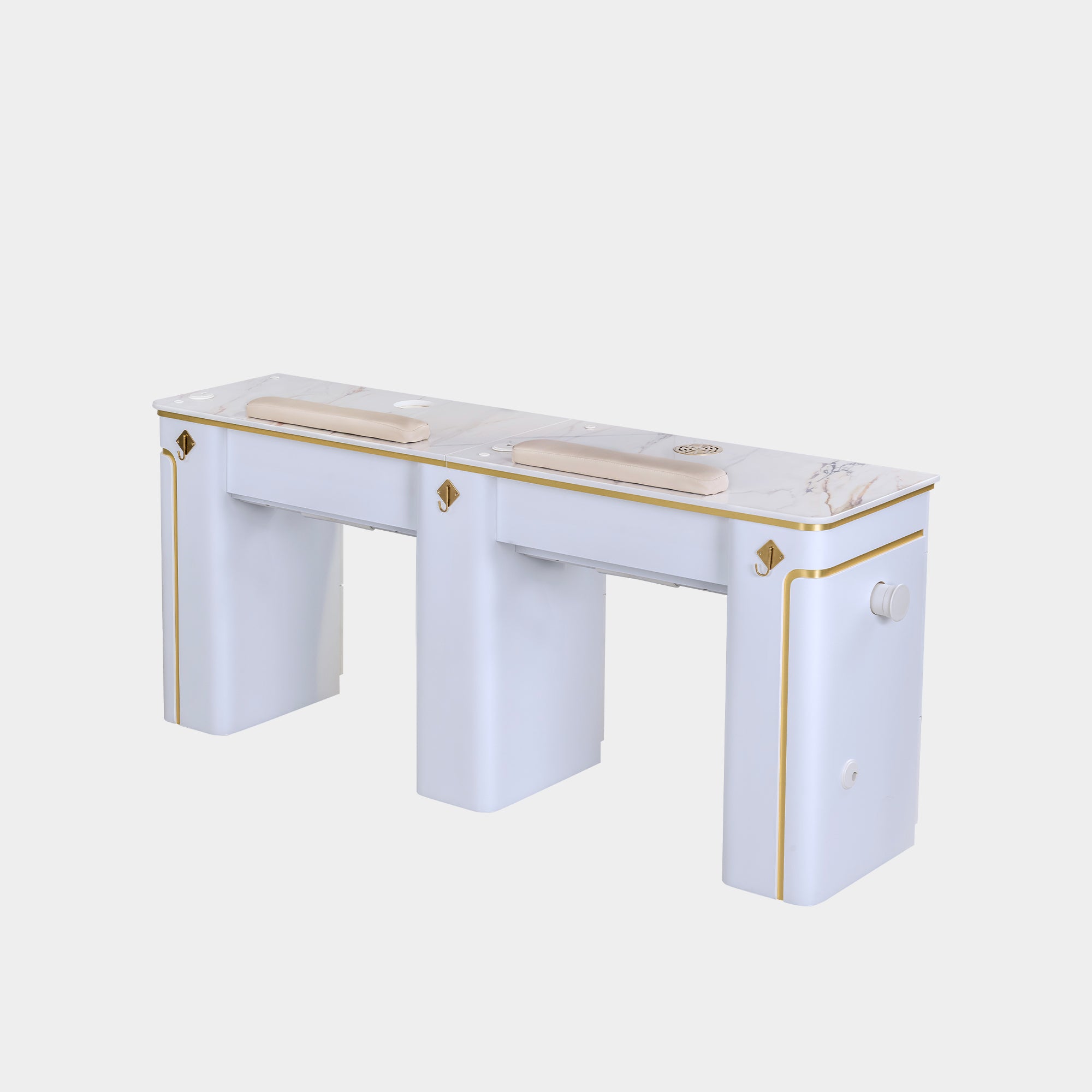 SP Double Nail Table w/Pipe 70"1/2