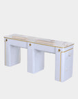SP Double Nail Table w/Pipe 70"1/2