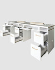 VK Double Basic Nail Table 70"1/2 - New Star Spa & Furniture Corp.