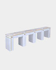 SP Quadruple Nail Table w/Vent 131"1/2
