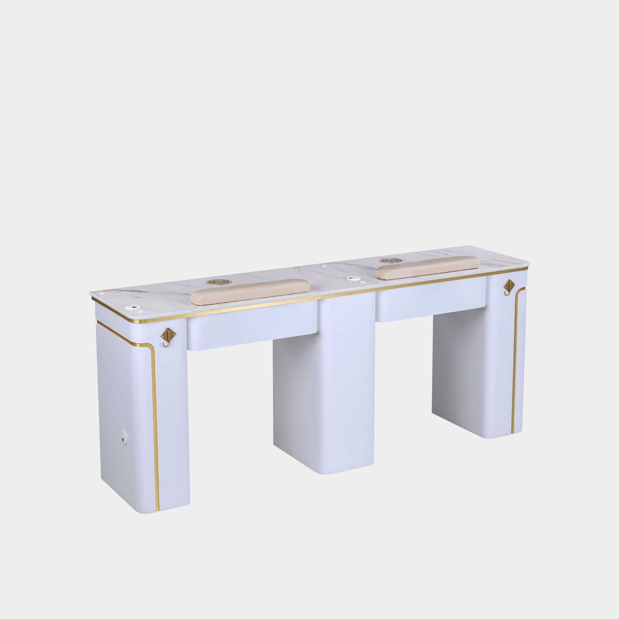 SP Double Nail Table w/Vented 70"1/2