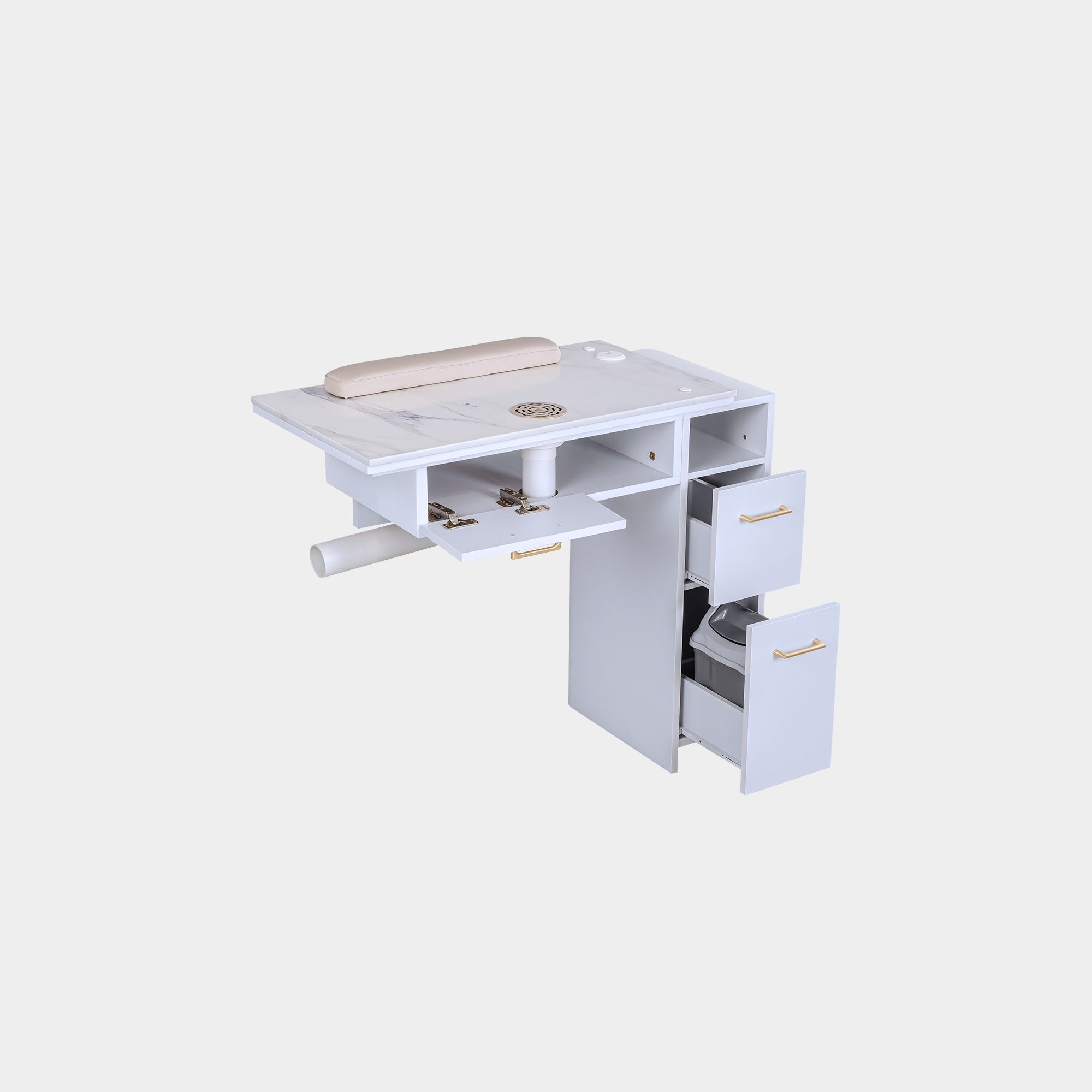 SP Center Nail Table w/Pipe - 39"3/4