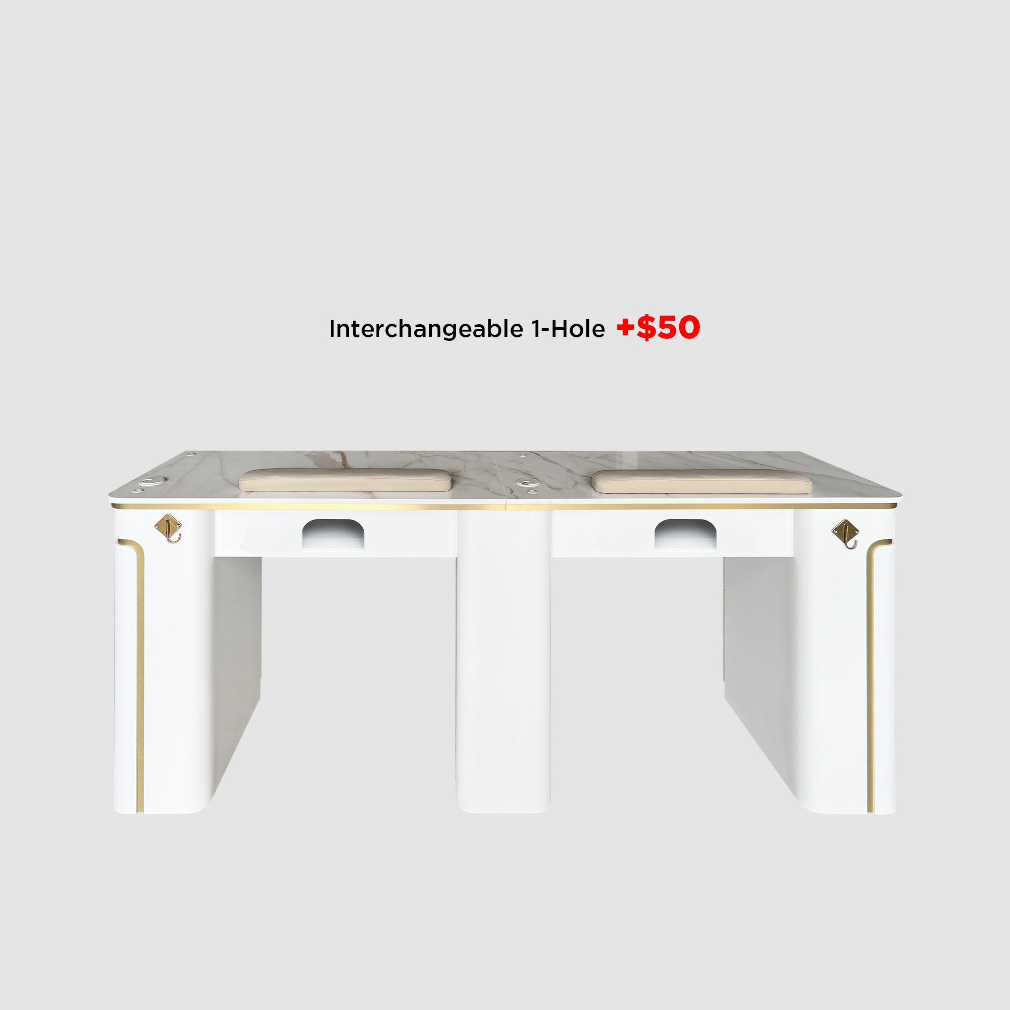 SP Double Nail Table 70"1/2 - New Star Spa &amp; Furniture Corp.