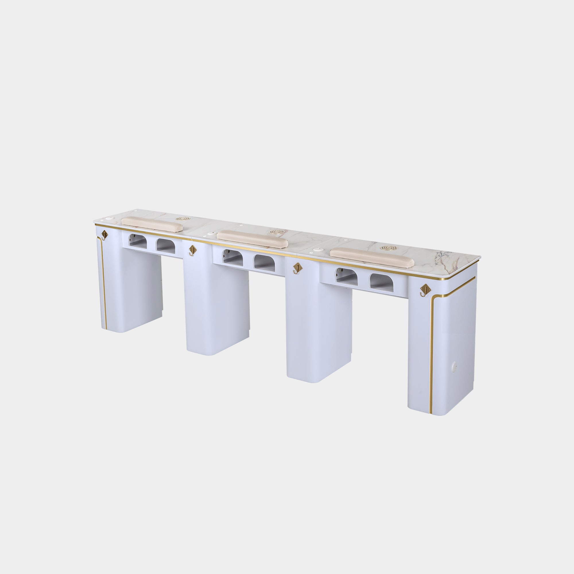 SP Triple Nail Table w/Vent 101"