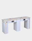 SP Double Nail Table w/Vent - 70"1/2
