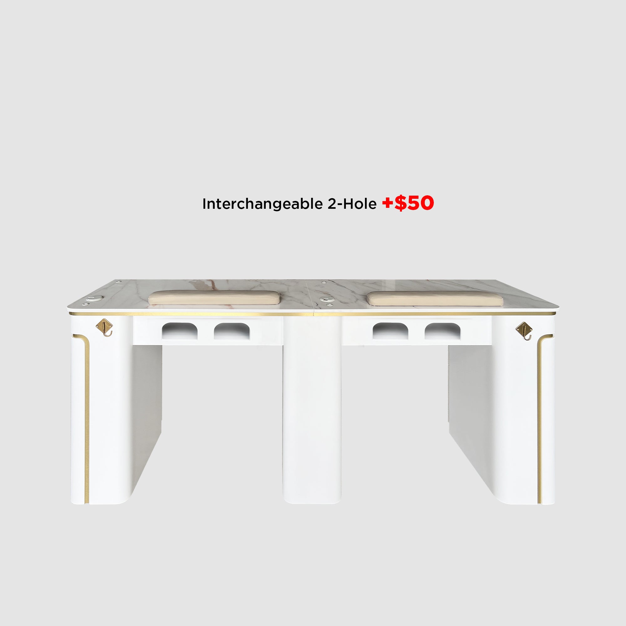 SP Double Nail Table 70"1/2 - New Star Spa &amp; Furniture Corp.