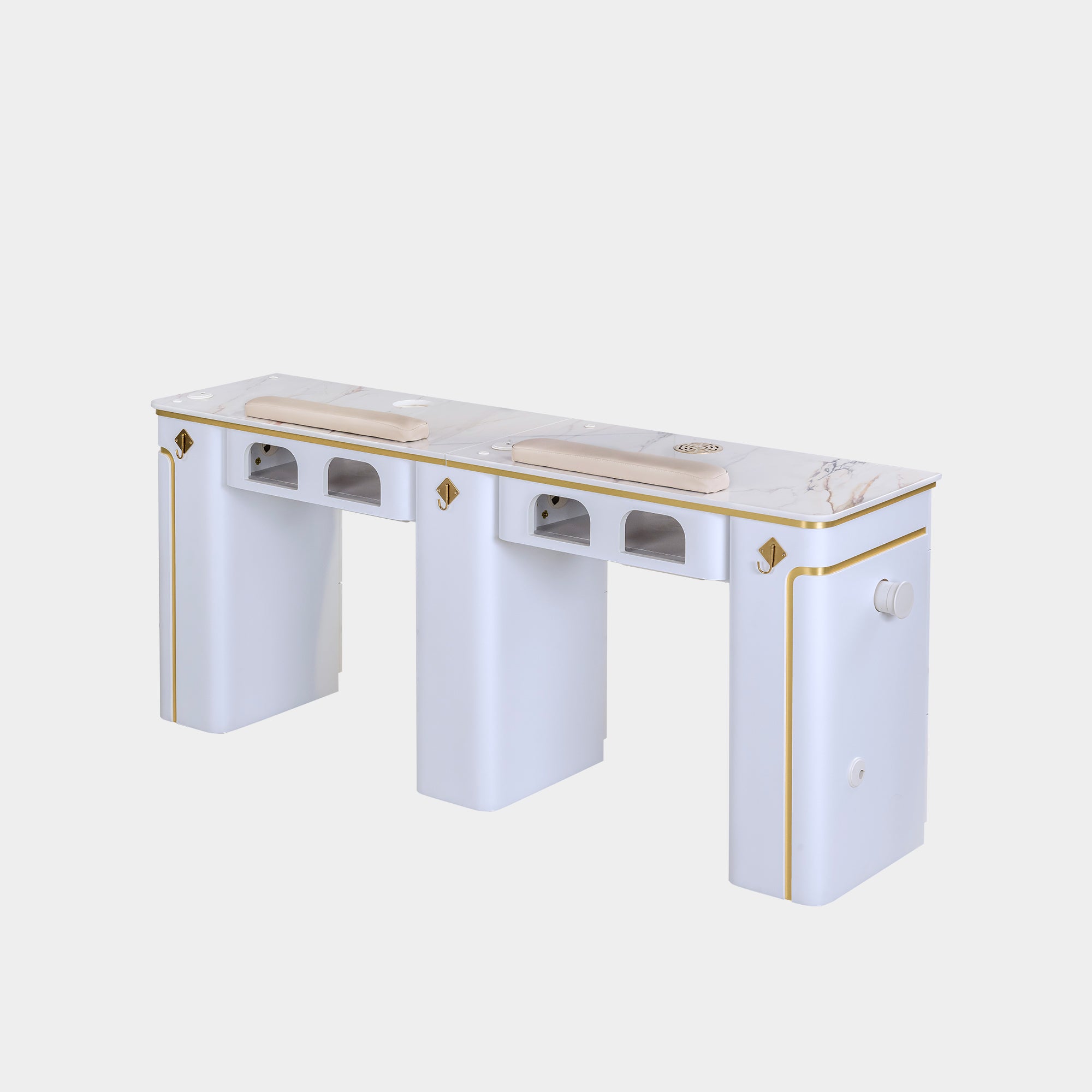 SP Double Nail Table w/Pipe 70"1/2