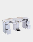 SP Double Nail Table w/Vent - 70"1/2