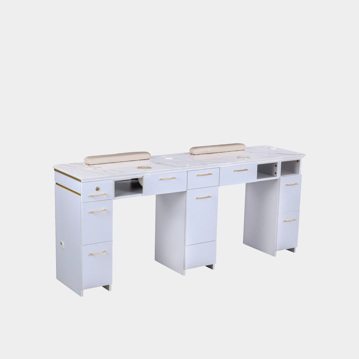 SP Double Nail Table w/Vent - 70"1/2