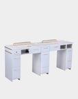 SP Double Nail Table w/Vent - 70"1/2