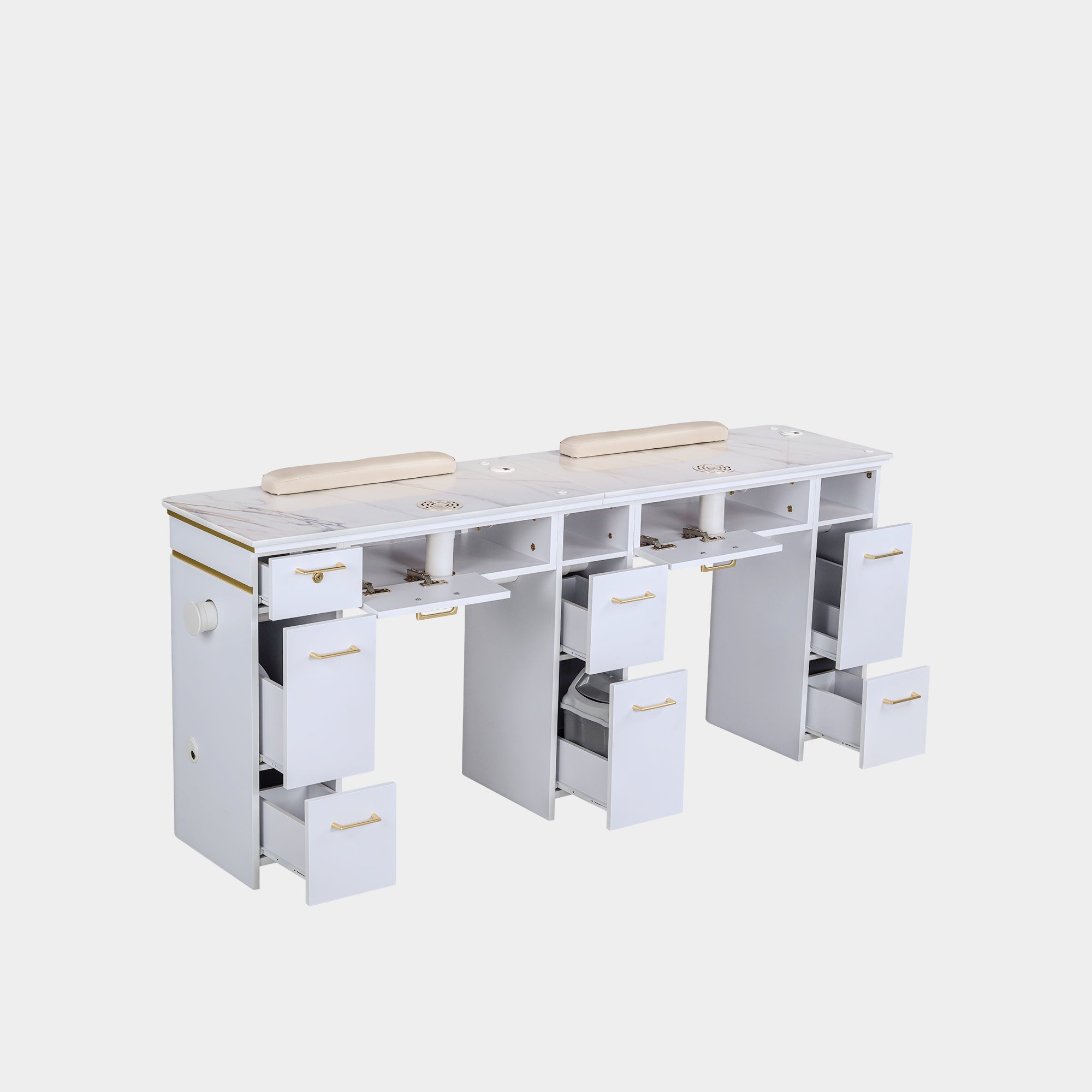 SP Double Nail Table w/Pipe 70"1/2