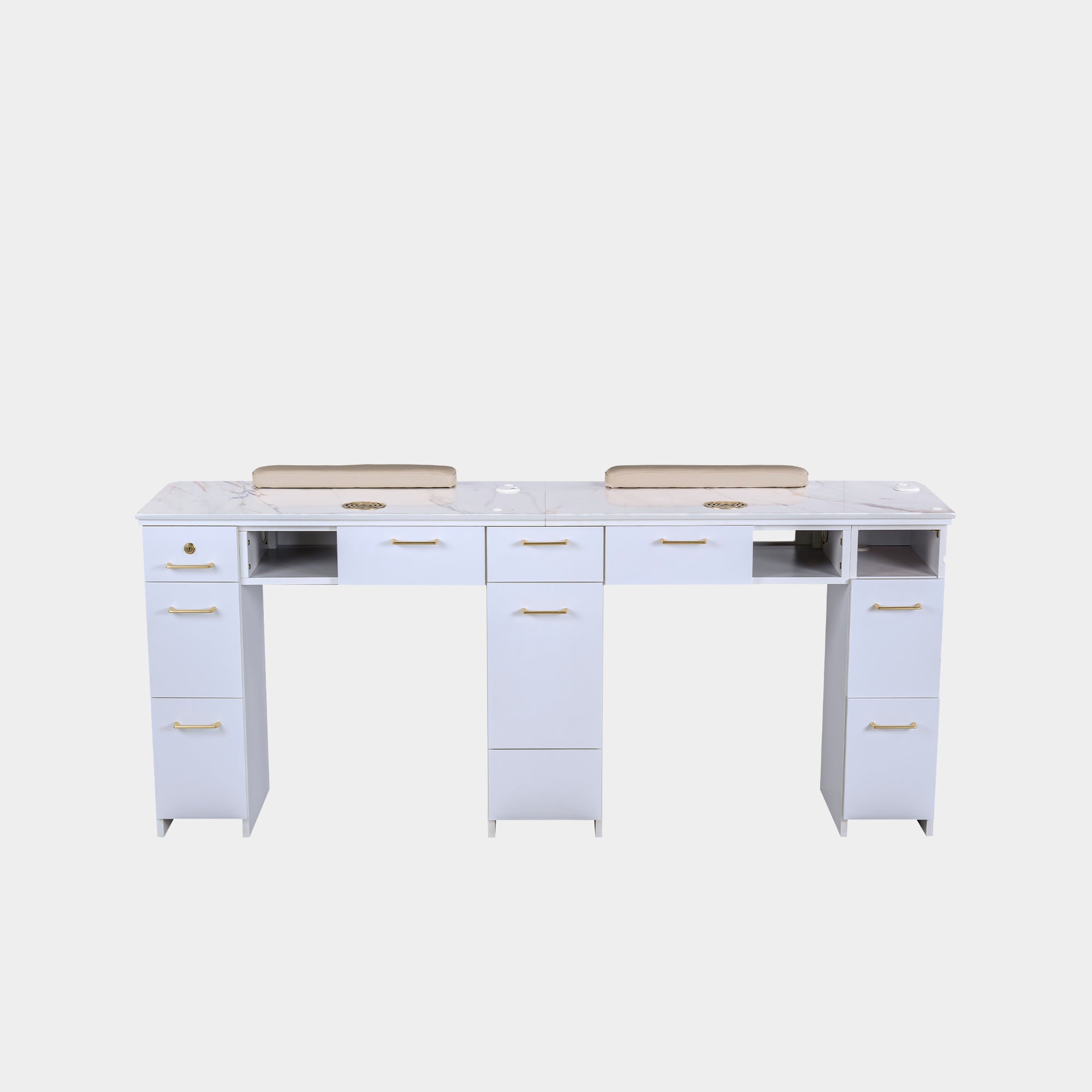 SP Double Nail Table w/Vented 70"1/2