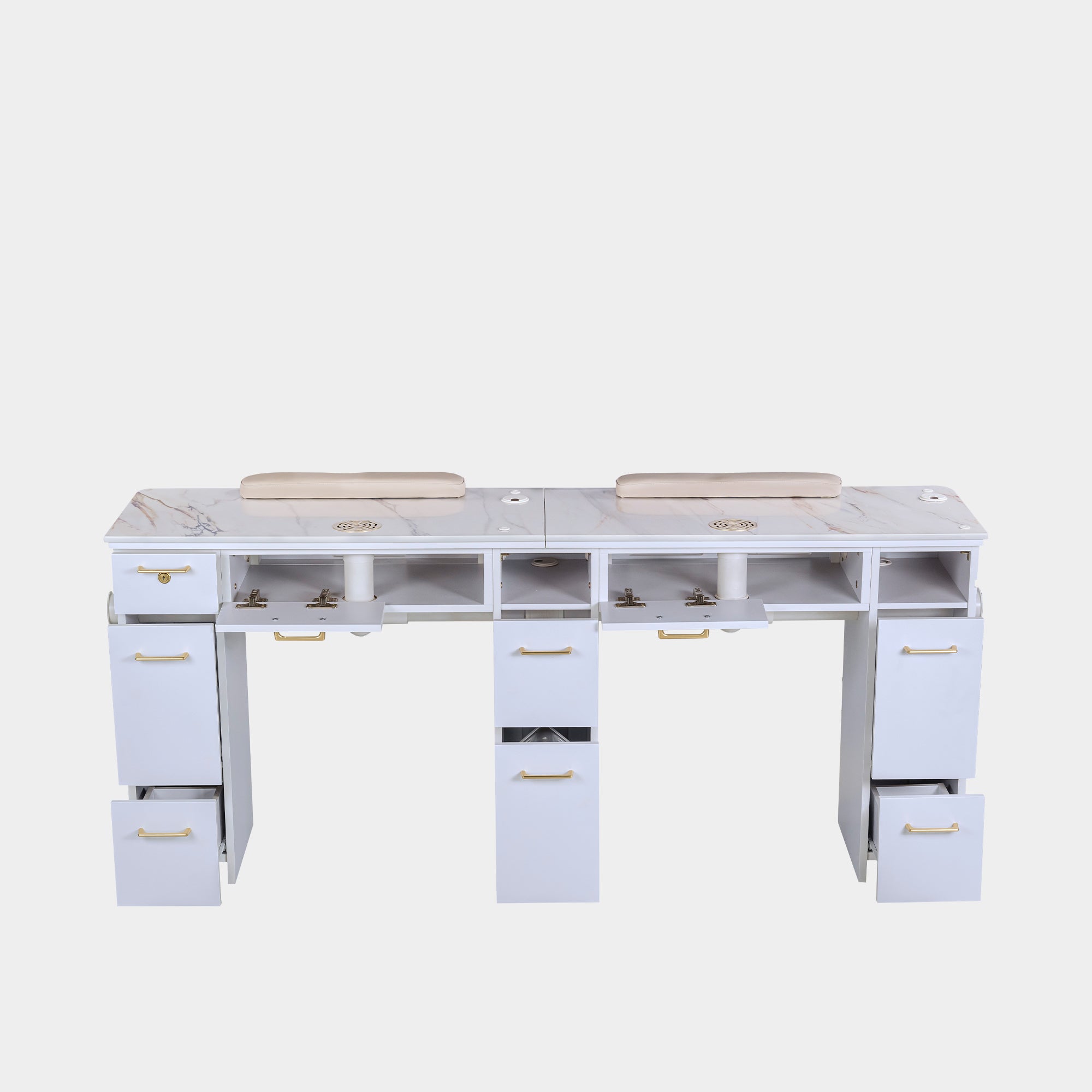 SP Double Nail Table w/Pipe 70"1/2