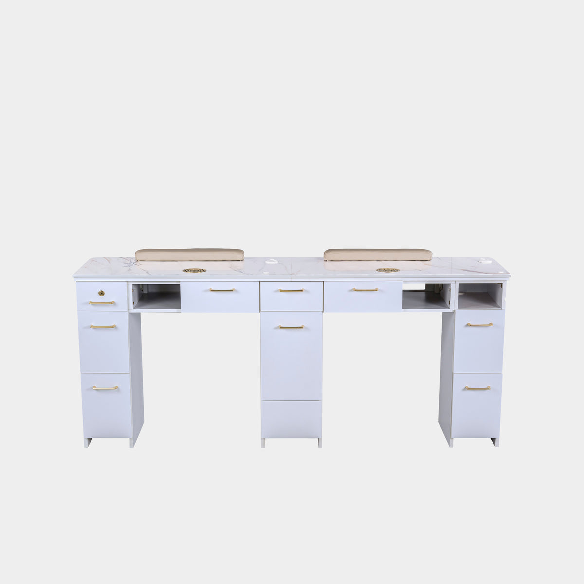 SP Double Nail Table w/Vent - 70"1/2