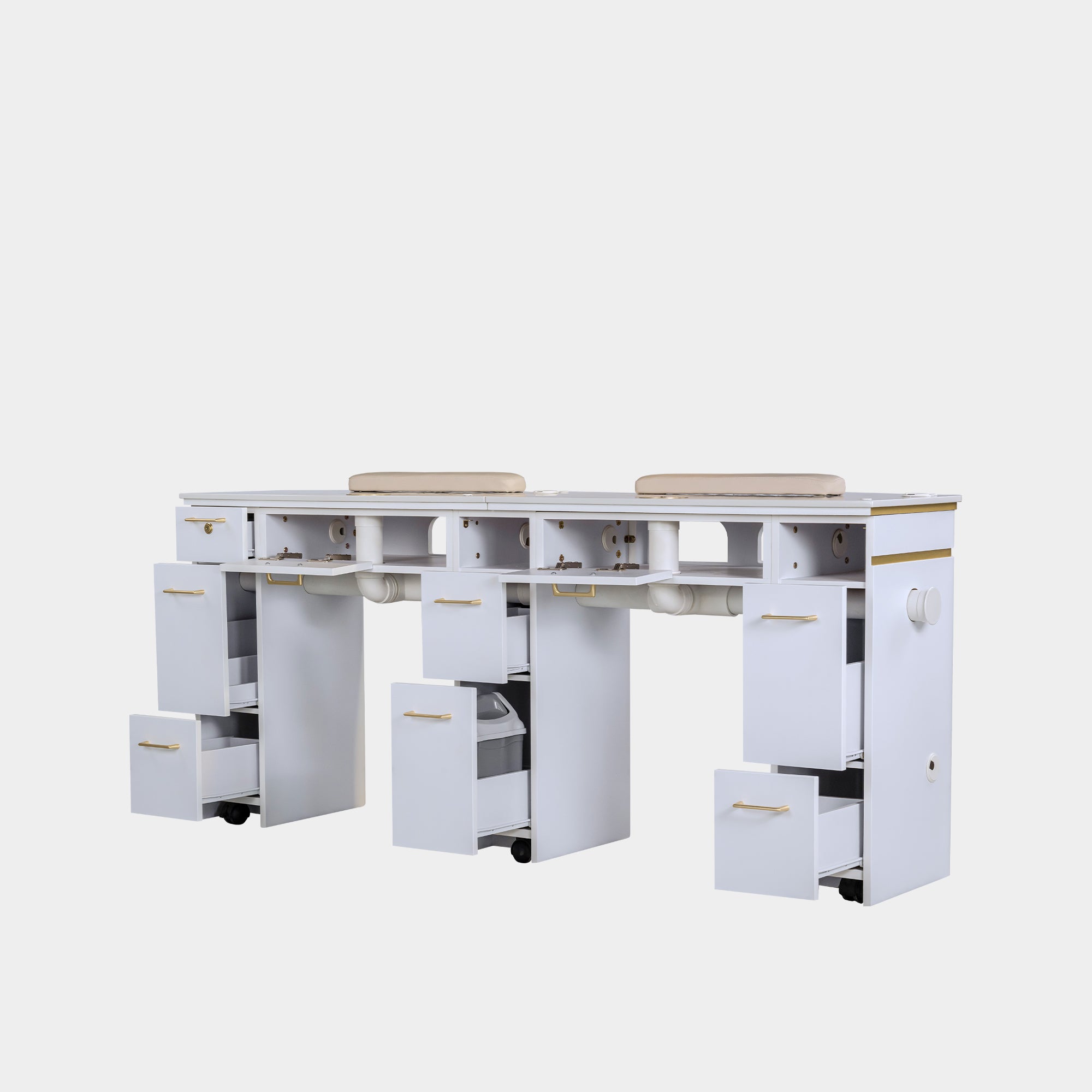 SP Double Nail Table w/Pipe 70"1/2