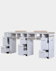 SP Double Nail Table w/Pipe 70"1/2