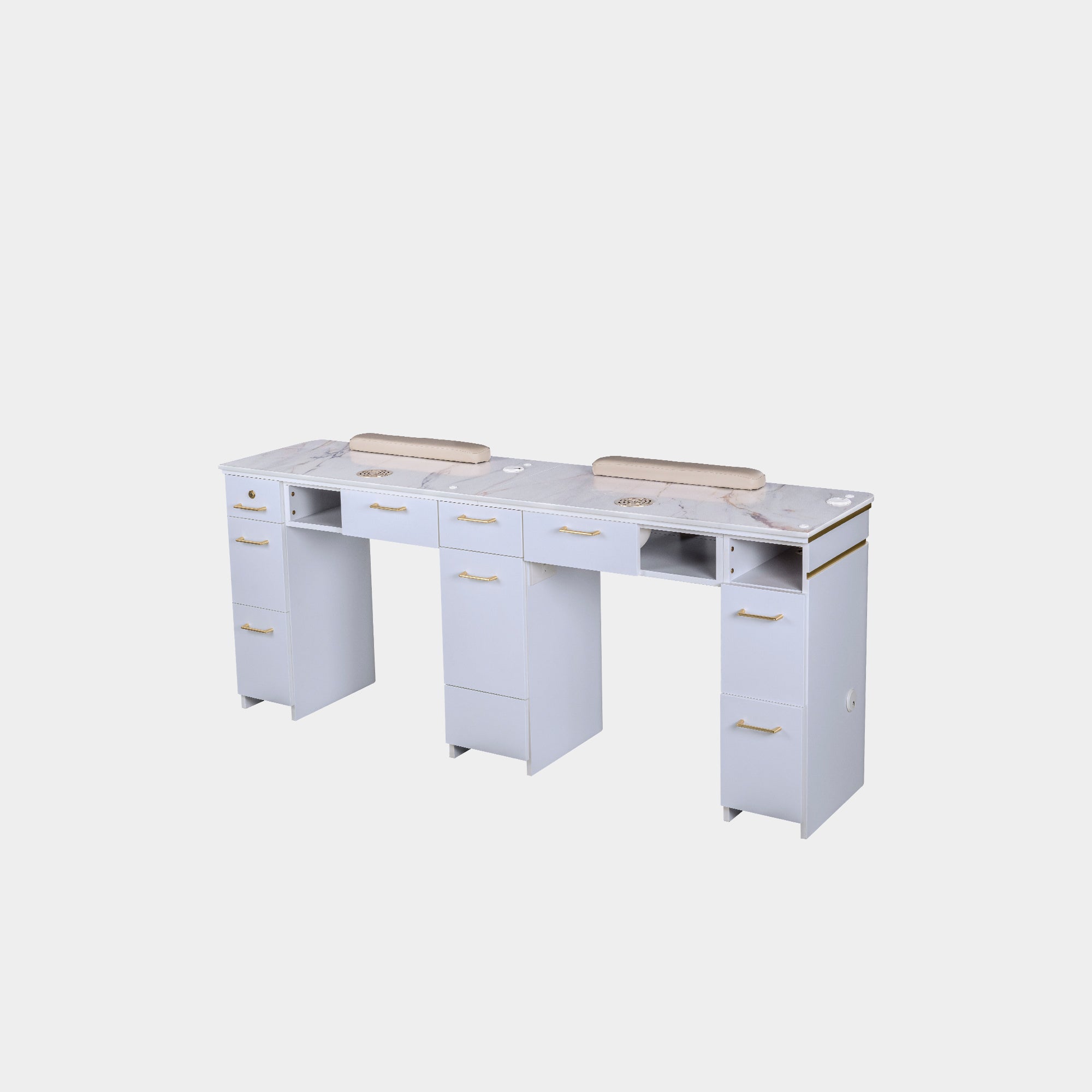 SP Double Nail Table w/Vented 70"1/2