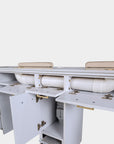 SP Double Nail Table w/Vent - 70"1/2