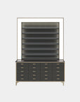 VK B Polish Powder Rack w. Polish Powder Cabinet 1 Side - 60" - New Star Spa & Furniture Corp.