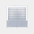 VK B Polish Powder Rack w. Polish Powder Cabinet 2 Side - 78" - New Star Spa & Furniture Corp.