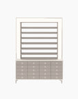 VK B Polish Powder Rack w. Polish Powder Cabinet 2 Side - 60" - New Star Spa & Furniture Corp.