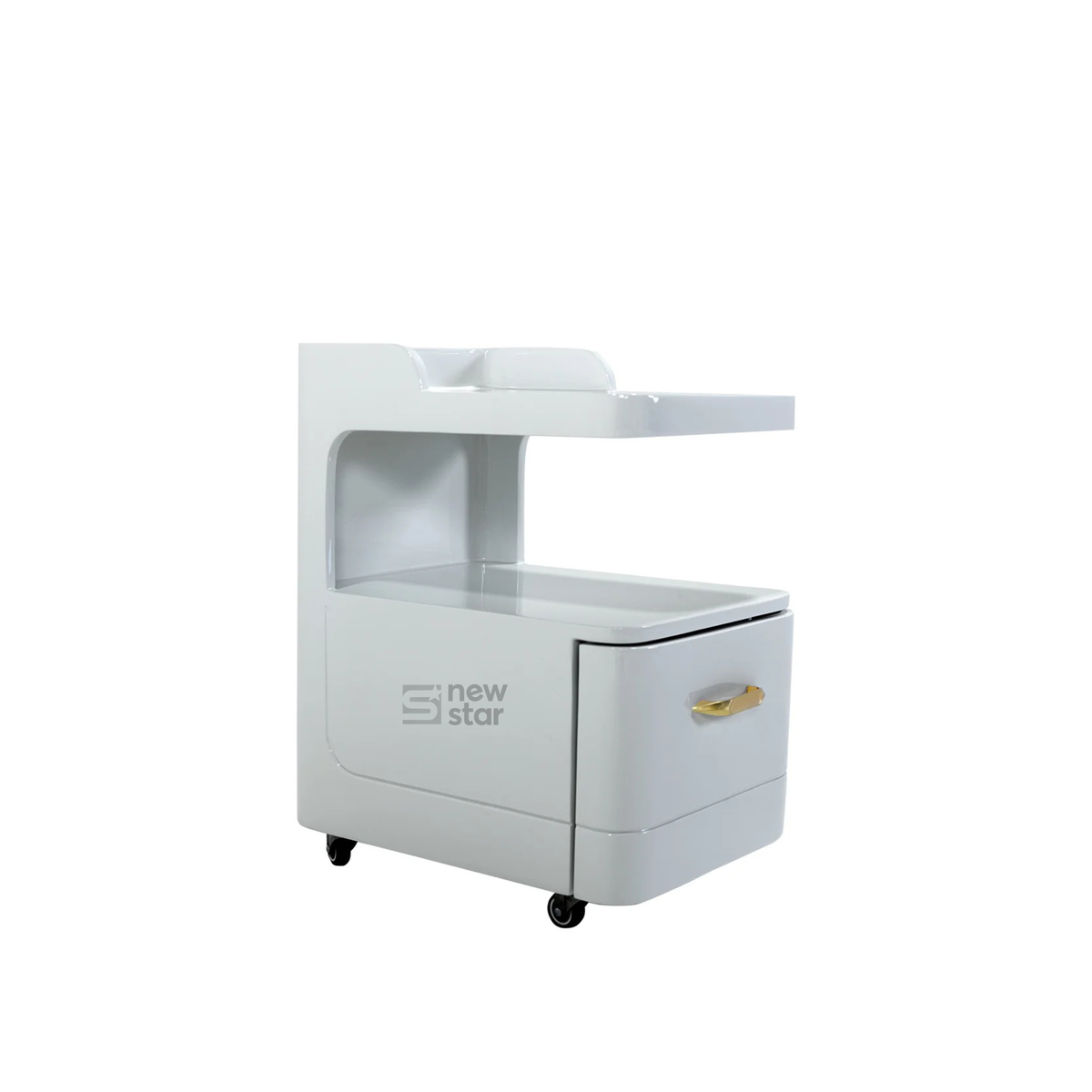 C1-Pedicart Fiberglass (White) - New Star Spa & Furniture Corp.