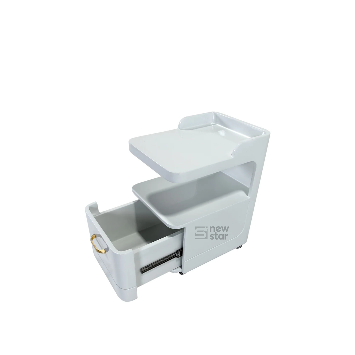 C1-Pedicart Fiberglass (White) - New Star Spa & Furniture Corp.