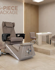 Gloria - Oyster Gray Tub - New Star Spa & Furniture Corp.