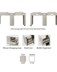 XO Double Nail Table 63" - New Star Spa & Furniture Corp.