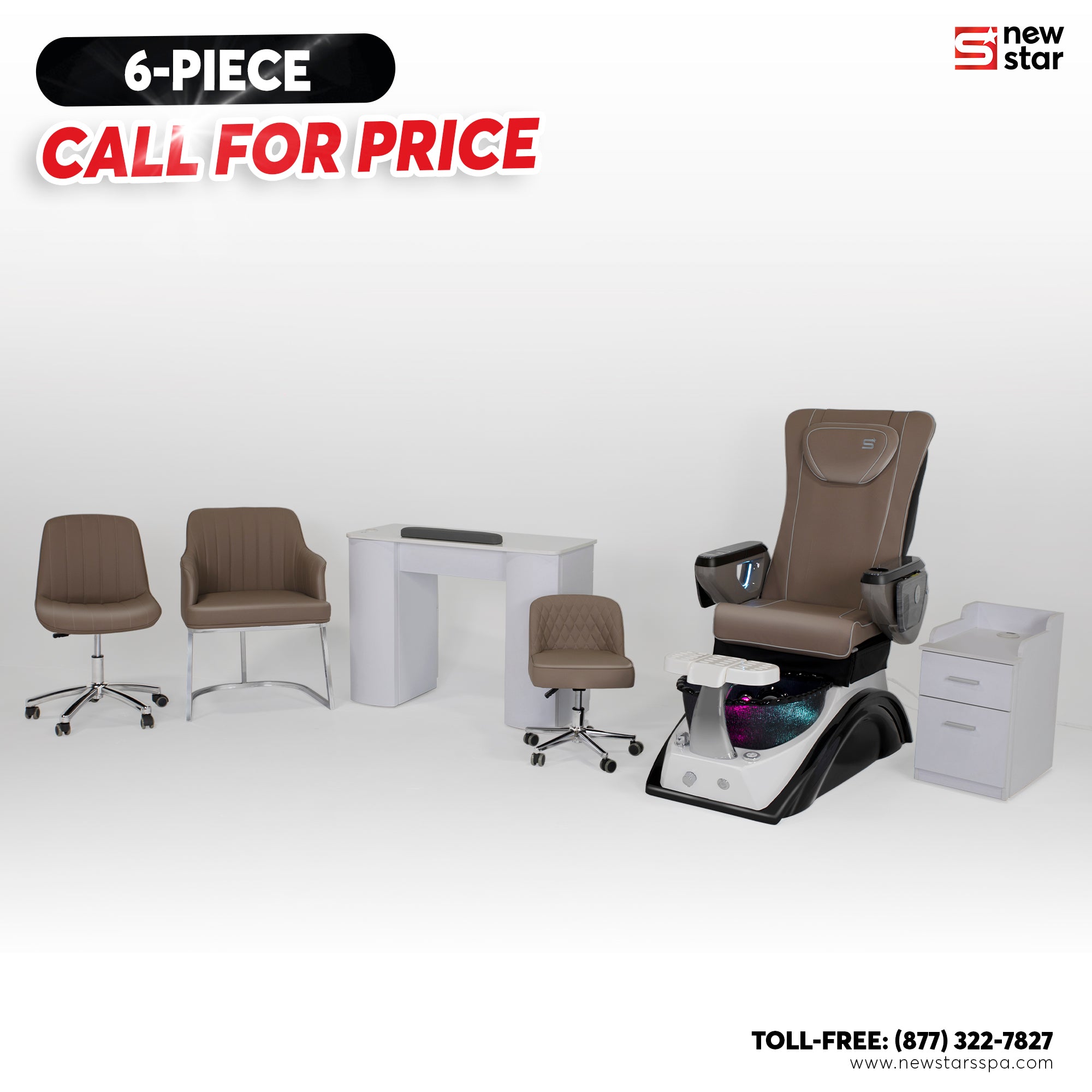 6 - piece Package (IQ - A3) - New Star Salon Furniture