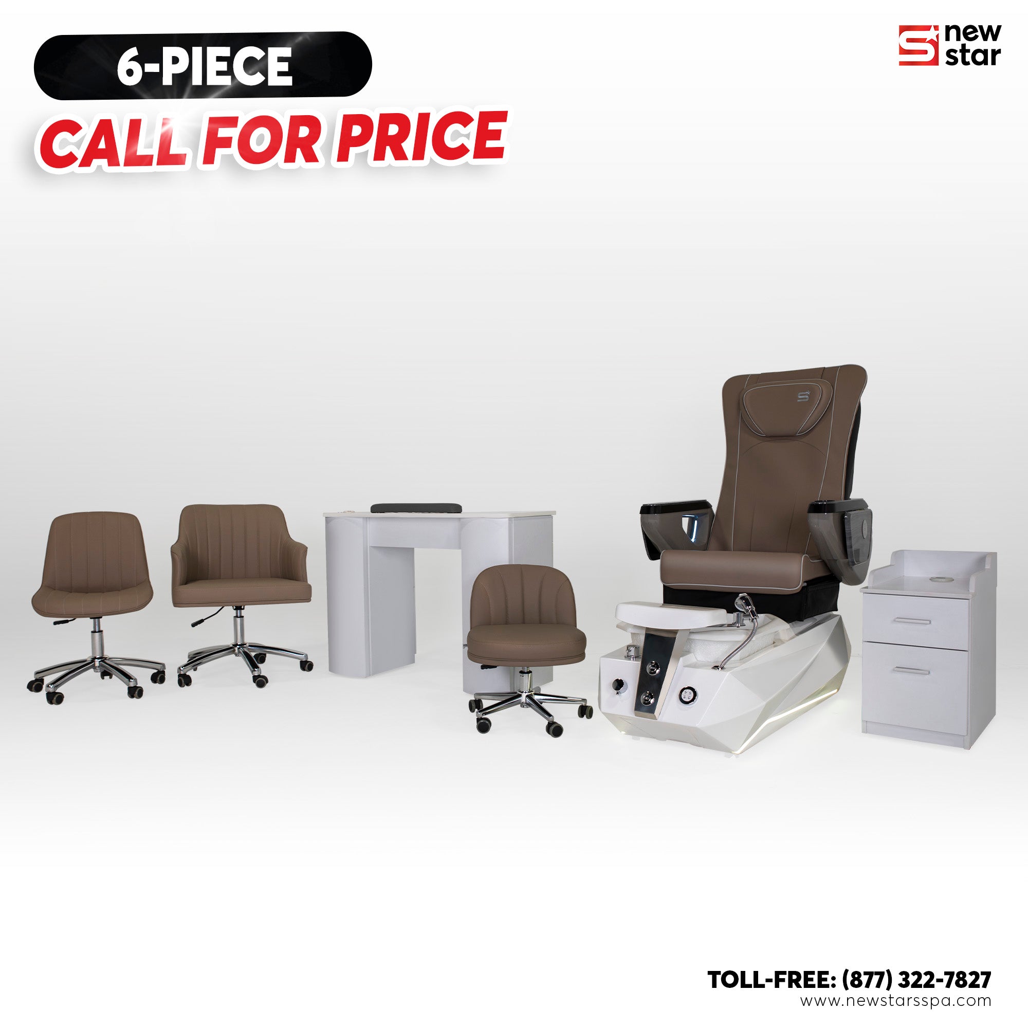 6 - piece Package (Misky) - New Star Salon Furniture