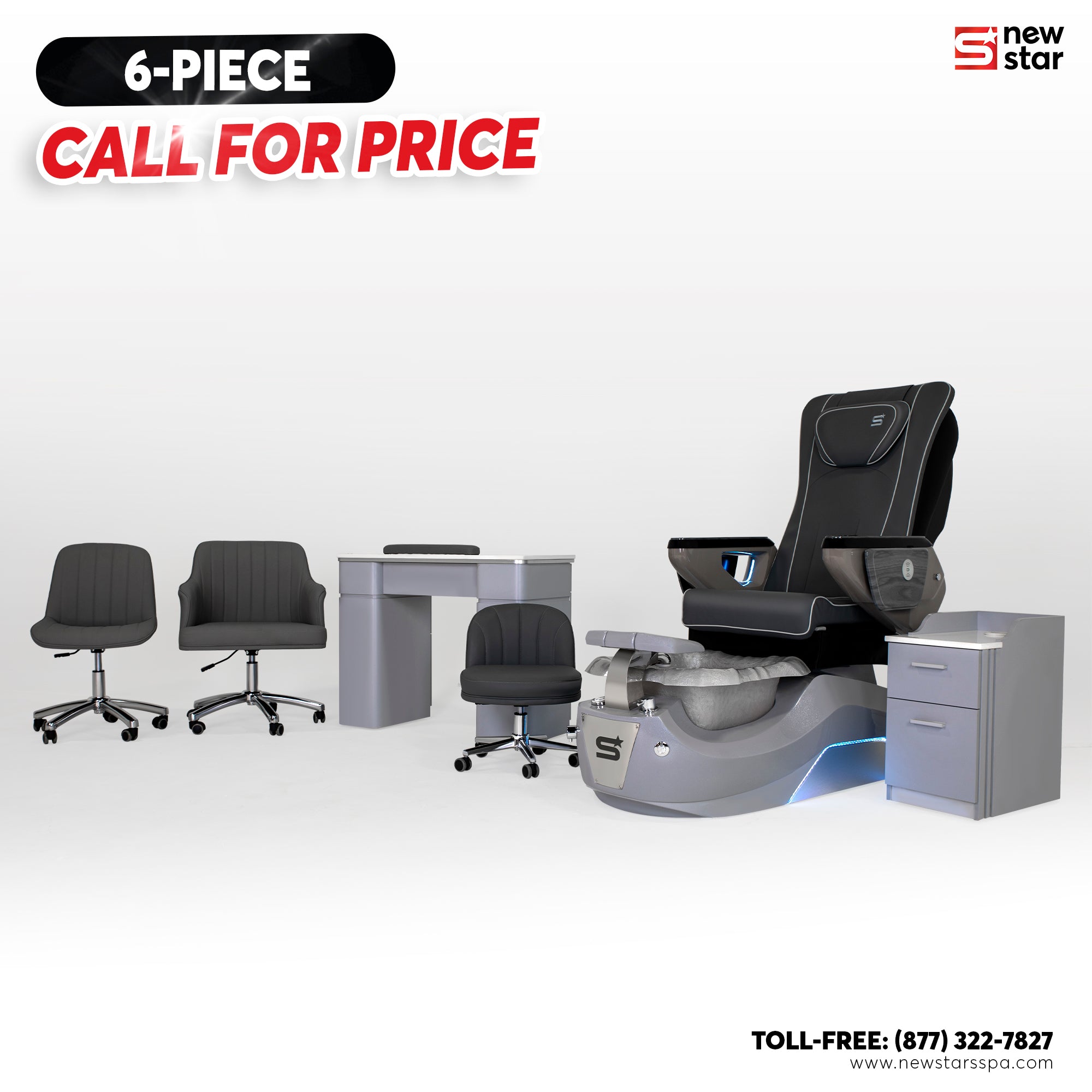 6 - piece Package (NS5) - New Star Salon Furniture