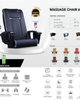 Pedicure Massage Chair 699D - New Star Spa & Furniture Corp.