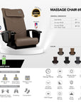 Pedicure Massage Chair 699-V2 - New Star Spa & Furniture Corp.
