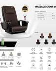 Pedicure Massage Chair 699-V3 - New Star Spa & Furniture Corp.